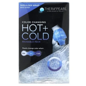 THERAPEARL Color Changing Hot + Cold Reusable Pack, Shoulder Wrap with Strap - Picture 1 of 4