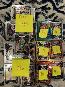 Lote de tarjetas paralelas y base veterinarias de la NBA a granel 1.030 2023-24 Panini Prizm baloncesto - Imagen 1 de 3