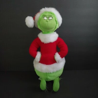 Dr Seuss Grinch Peluche Estola Navidad Juguete Árbol Topper Sello 16" Foto 1 de 4