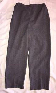 Pantalones de vestir para mujer Monterey Canyon gris jaspeado cintura elástica talla 12 - Imagen 1 de 8