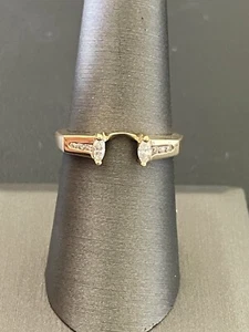 14k Yellow Gold 0.25CT Diamond Ring Enhancer (H5) - Picture 1 of 8