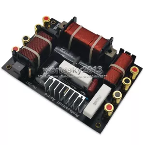 1pcs Double Woofer 800W 2 Way 3 Unit Speaker Frequency Divider Crossover Filters - Picture 1 of 9
