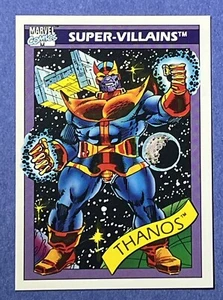 1990 Impel Marvel Universe Series 1 Super Villains Card #79 Thanos NM-MINT - Picture 1 of 2