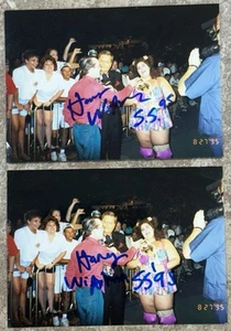Original Harvey Wippleman handsigniert SS 1995 PPV Bertha Faye Type 1 Photo Set - Bild 1 von 5
