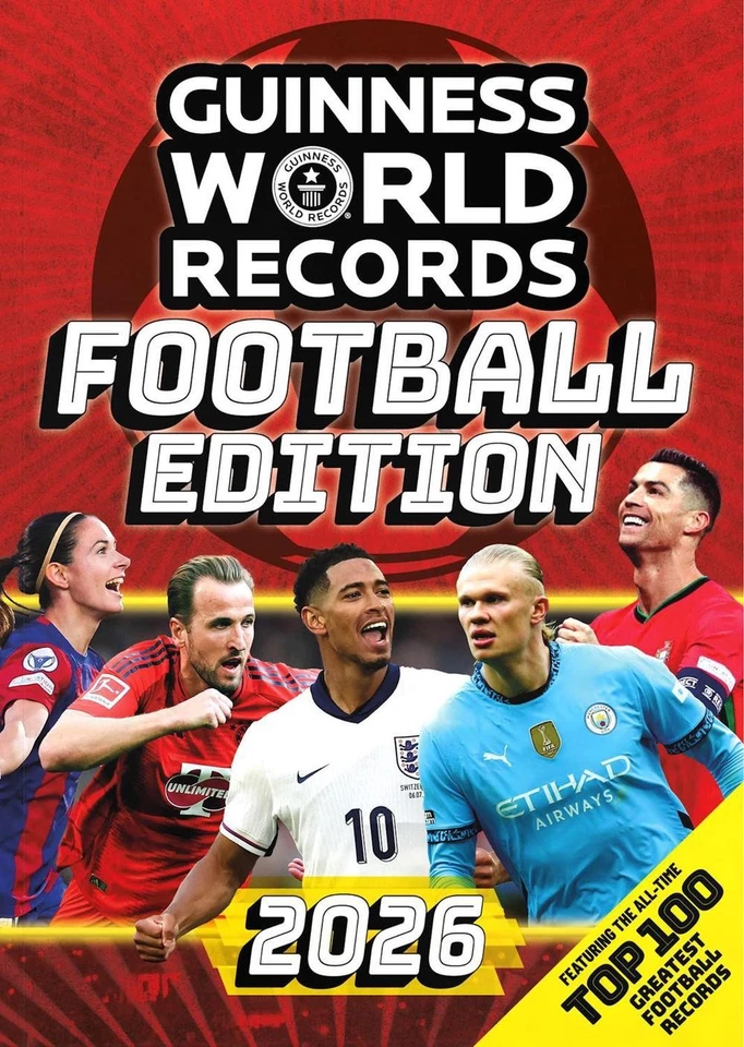 Guinness World Records Football Edition 2026 Paperback Book - Image 1 of 1