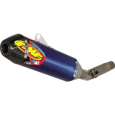 FMF Racing - 044429 - Factory 4.1 RCT Slip-On, Blue Anodized Titanium Muffler - - Image 1 of 4