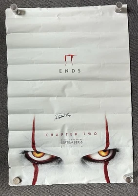 ¡Póster de la película IT capítulo 2 autografiado por Stephen King! Foto 1 de 4