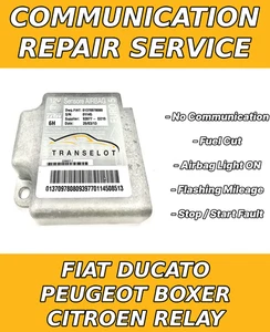 DUCATO BOXER RELAY 01394333080 AIRBAG SRS MODULE COMMUNICATION REPAIR SERVICE - Picture 1 of 2
