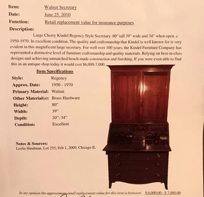 Muebles Kindell antiguos Foto 1 de 4