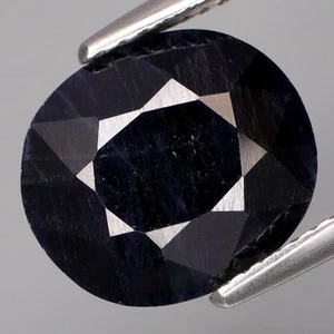 7,00 quilates. ¡SIN CALEFACCIÓN! Piedra preciosa de zafiro azul medianoche natural GRANDE África - Imagen 1 de 4