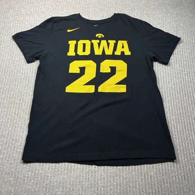 Футболка Caitlin Clark No22 Iowa Hawkeyes The Nike черная футболка для взрослых M WNBA - Изображение 1 из 4