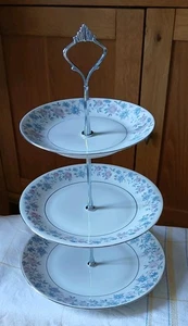 A Pretty Three Tier Cake Plate - Picture 1 of 3