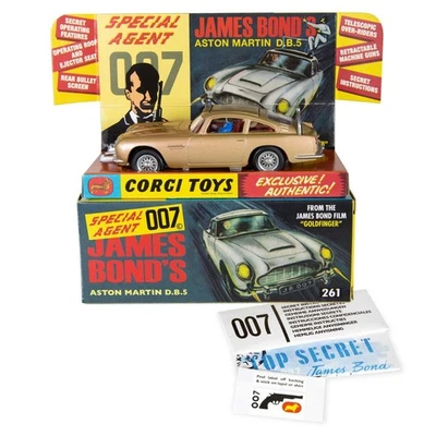 Corgi Model Club 261 James Bond Aston Martin DB5 with certificate, box etc - Image 1 of 4