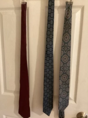 KUPPEHEIMER Premier 100% Italia Seda Cuello Corbata Lote De 3 Estilo Clásico Foto 1 de 4