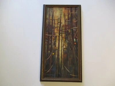 КАРТИНА ДОРНБЕРГЕРА 1960-Е АБСТРАКТНЫЙ ЭКСПРЕССИОНИЗМ МОДЕРНИЗМ ГОРОДСКОЙ РЕГИОНАЛИЗМ  - Изображение 1 из 4