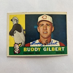 BUBBY GILBERT 1960 TOPPS AUTOGRAPHED SIGNED AUTO BASEBALL CARD - Picture 1 of 1