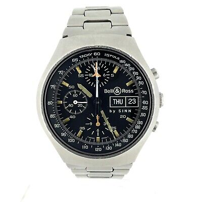  Bell & Ross By SINN Space 2 Stainless Steel Chronograph GMT Automatic Watch