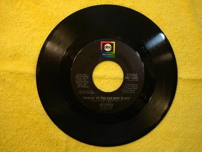 1973 JIM CROCE "WORKIN' AT THE CAR WASH BLUES" 45 rpm 7" - Image 1 of 2
