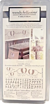 Decals Baby Wall Wendy Bellissimo Mix and Match Sweet Safari Removable Brand New - Image 1 of 4