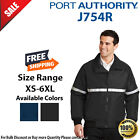Port Authority Mens Long Sleeve Heavyweight Jacket with Reflective Taping J754R