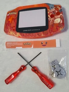 Nintendo Game Boy Advance Charizard Pokemon Replacement Shell UV Print GBA Retro - Picture 1 of 3