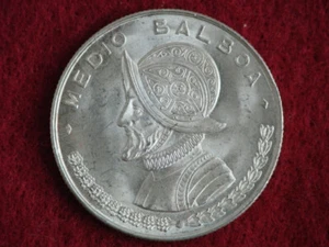 1961 Panama Half 1/2 Balboa - AU/Unc - Picture 1 of 2