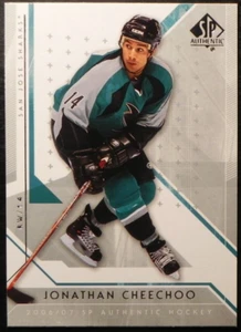 2006-07 06/07 SP Authentic #18 Jonathan Cheechoo Jose Sharks - Picture 1 of 2