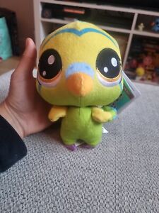 BNWT Hasbro Edie Von Keet LPS Littlest Pet Shop Parakeet Soft Toy Plush Bird 