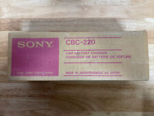 New Sony Car Battery Charger CBC-220 Factory Sealed Vintage 80’s