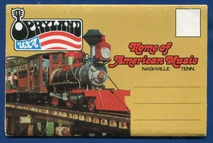 Opryland USA Timber Topper Streichelzoo Nashville Tennessee Postkartenmappe - Bild 1 von 2