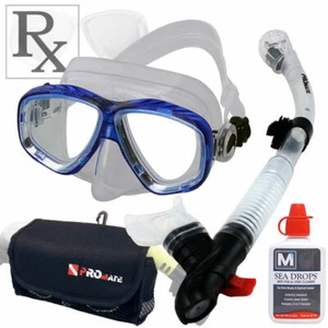 Prescripción de hipermetropía RX Buceo Máscara de snorkel Bolsa de snorkel seca Desempañamiento - Imagen 1 de 11