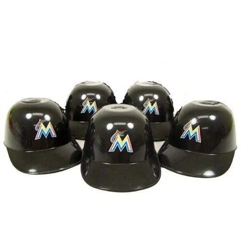 Miami Marlins Rawlings MLB Ice Cream Snack Helmets 5 Pack Cover