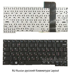 Teclado para portátil RU Russian русский para Samsung N210 N220 negro, sin marco - Imagen 1 de 4