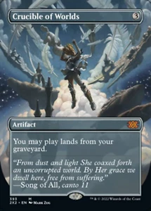 Borderless Crucible Of Worlds 393no - Mythic Double Masters 2022 - Picture 1 of 1