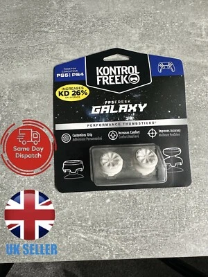 KONTROLFREEK Kontrol Freek PS5 PS4 Performance Thumbsticks Galaxy White