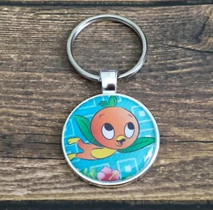 Keychain Key Backpack Bag Zipper Pull Orange Bird Tiki Room RTS - Picture 1 of 1