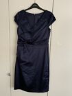 Ladies Coast Navy Blue Dress Size 12 Worn Once So In Excellent Condition