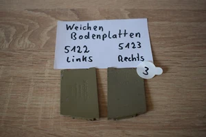 Märklin H0 5122, 5123 (Weichen Bodenplatten) Handweichenpaar 5121 (Nr3) - Bild 1 von 3