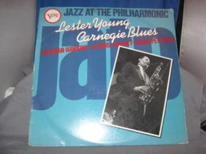 Lester Young Carnegie Blues - Jazz at the Philharmonic Verve Records Vinyl (55) - Imagen 1 de 4