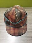 Stormy Kromer Women Size 7 The Button Up Cap Hat Partridge Plaid NWT - USA Made