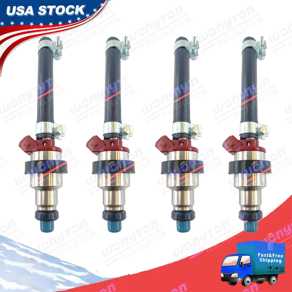 4 piezas inyectores de combustible para Volkswagen Vanagon 1983-91 Volvo 242 244 245 1982 FJ18  Foto 1 de 4