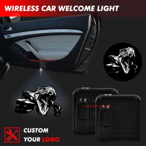 Wireless Car Door Dinosaur Velociraptor Symbol Projector Ghost Shadow Light - Picture 1 of 6
