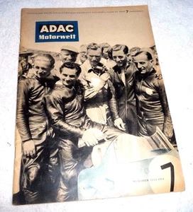 DEUTSCHLAND AUTO MOTORRAD MAGAZIN ADAC MOTORWELT JULI 1954 - Bild 1 von 12
