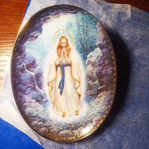 wandteller porzellan "Madonna von Lourdes" Sammelteller - Bild 1 von 3