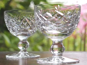 Waterford Crystal Donegal Cocktail Glass Set of 2 Vintage Mint made in Ireland - Picture 1 of 7