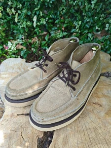Botas Chukka Russell Mocasín Deportivas Arcillas 7.5 EE Beige Gamuza Nuevas Suelas Vibram - Imagen 1 de 20