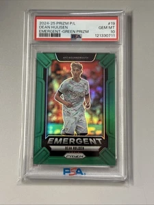 Prizm Premier League 2024-25 Dean Huijsen verde emergente/5 PSA 10 - Imagen 1 de 2