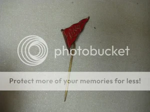 Vintage Advertising Libby Food Red Flag Stickpin RARE! - Picture 1 of 1