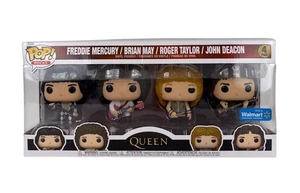 Funko POP Rock Queen 4 Pack Freddie Mercury Brian May Roger Taylor & John Deacon - Bild 1 von 6