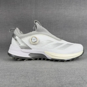 Adidas Adizero Golf 25 BOA Shoes Womens 9.5 Spikeless Lightstrike White Gray - Picture 1 of 14